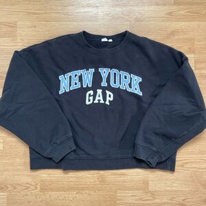 New York Gap Crewneck Navy Oversized